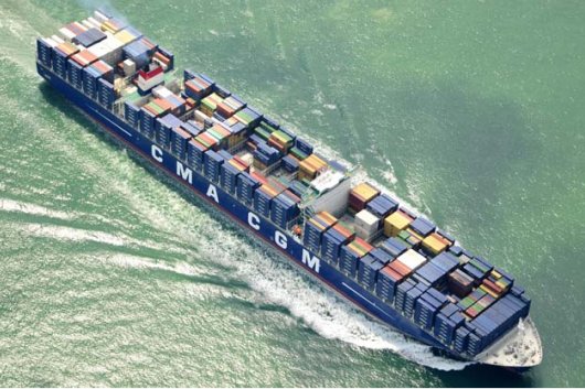 The CMA CGM Marco Polo.