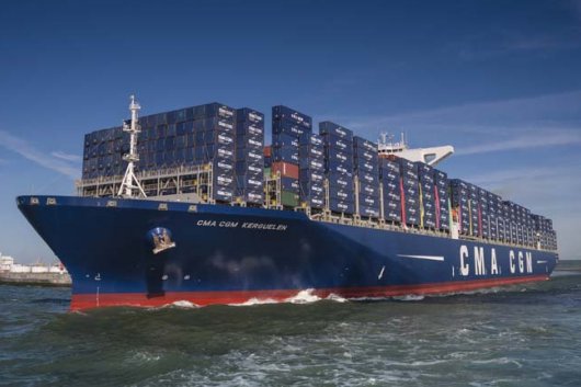 The 18,000 container capacity CMA CGM Kergeulen.