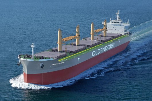 The Alwine Oldendorff, operated by Oldendorff Carriers.