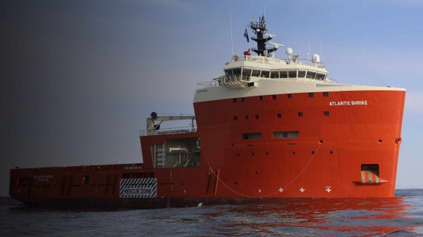 Atlantic Shrike platform supply vessel.